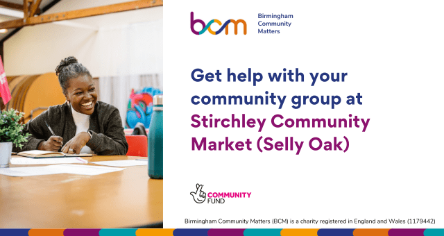 Get help with your community group at Stirchley Community Market