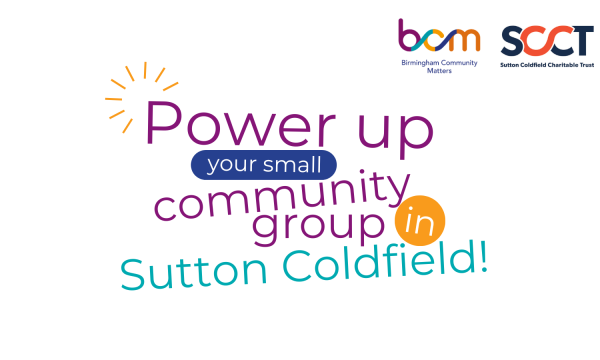 Power up your small community group in Sutton Coldfield